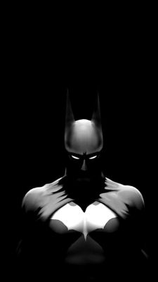Batman Dunkle Silhouette