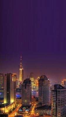 Stadtansicht bei Nacht