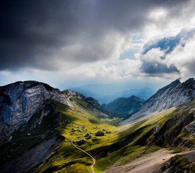 Majestätische Berglandschaft
