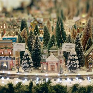 Weihnachtsdorf Dekoration