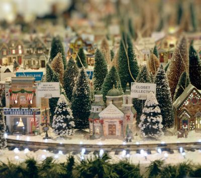 Weihnachtsdorf Dekoration