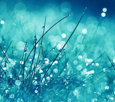 Blaues Bokeh Natur Hintergrund