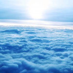 Ruhiger Himmel Über Den Wolken