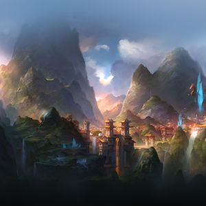 Fantastische Berglandschaft