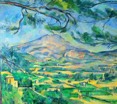 Landschaftsgemälde von Cézanne
