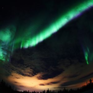 Aurora Borealis Nachthimmel