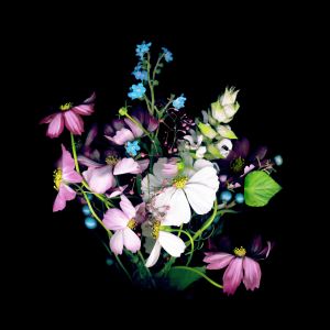 Lebendige Blumenanordnung