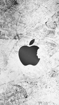 Minimalistisches Design des Apple Logos
