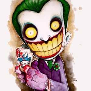 Joker Charakter Kunst