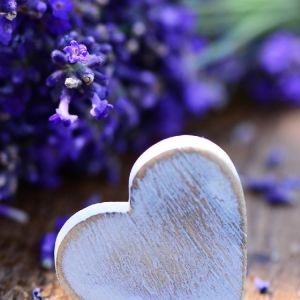 Lavendel Herz Dekoration
