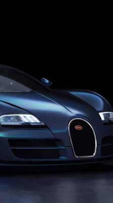 Bugatti Veyron Blau Carbon