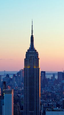 Empire State Building bei Sonnenuntergang