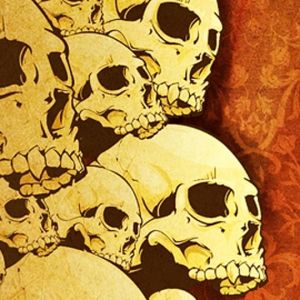 Schädel Kunst Illustration