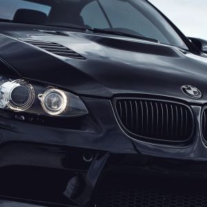 Schwarzes BMW M3 Auto