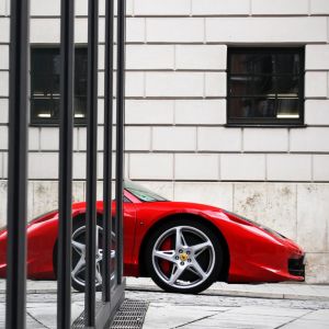 Rotes Ferrari Sportwagen
