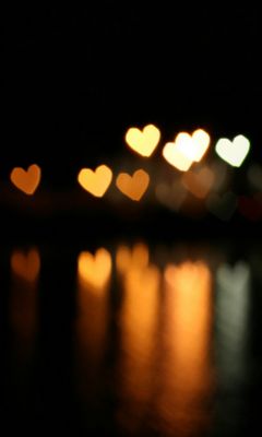 Herz Bokeh Lichter