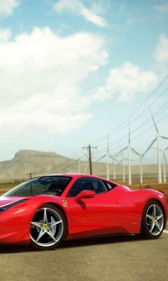 Rotes Ferrari 458 Italia