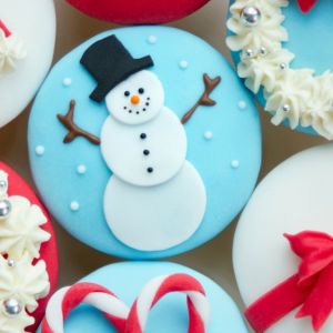 Weihnachts-Cupcakes