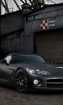 Elegantes Schwarzes Sportauto