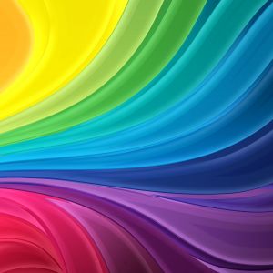 Bunte Abstrakte Wellen