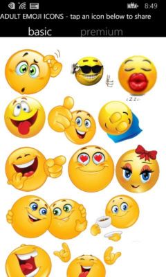 Lustige Emoji-Sammlung