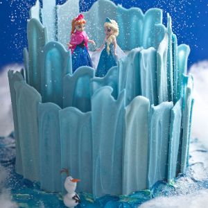 Frozen Kuchen mit Elsa und Anna
