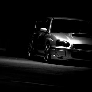Elegantes Silbernes Sportauto
