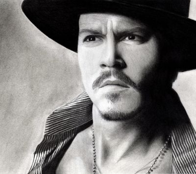 Porträt von Johnny Depp