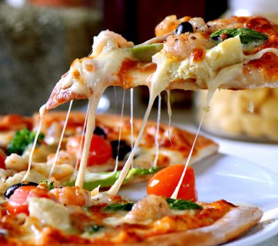 Leckere Käsepizza