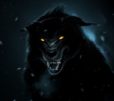 Kunst des Schwarzen Wolfs