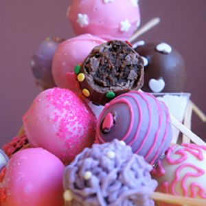 Bunte Kuchenlollis