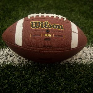 Wilson Fußball auf dem Feld