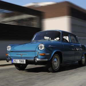 Klassisches Blaues Auto