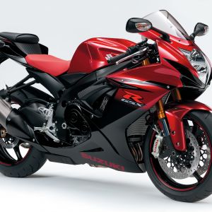 Suzuki GSX-R Rotes Sportmotorrad