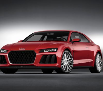 Rotes Audi Sportauto