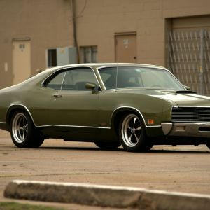Klassisches Grünes Muscle Car