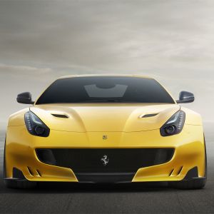 Gelbes Ferrari Sportwagen
