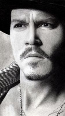 Porträt von Johnny Depp