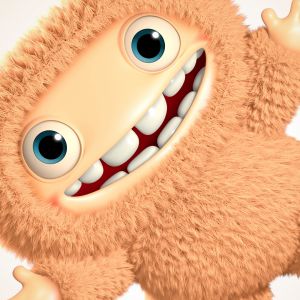 Niedlicher Cartoon-Monster