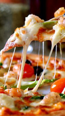 Leckere Käsepizza