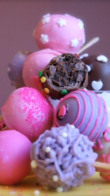 Bunte Cake Pops