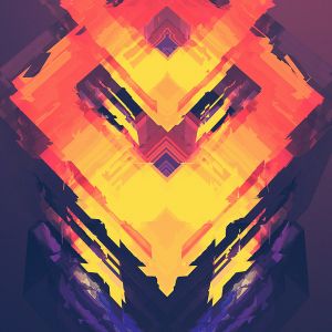 Lebendige Abstrakte Geometrische Kunst