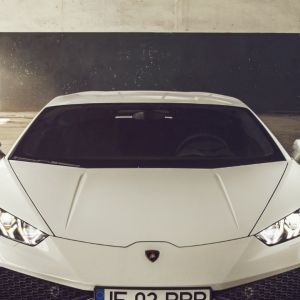 Frontansicht des Lamborghini Huracán