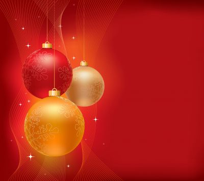 Bunte Weihnachtsornamente